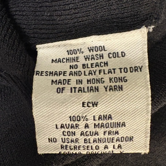 Eileen Fisher Black Sweater, Square Neck, Size Medium, *Host pick* - Picture 6 of 11